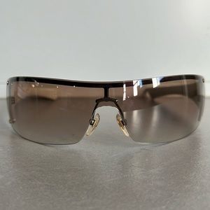 Gucci GG1824/S Guccissima-Arm Shield Sunglasses